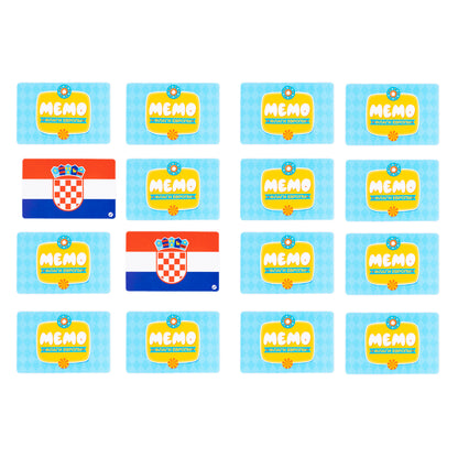 Игра настольная "МЕМО" Флаги (Европа). Серия АКТИВ time