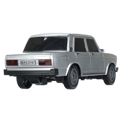 Машина р/у LADA ваз-2107 26 см, свет, серебристый, кор. Технопарк в кор.24шт