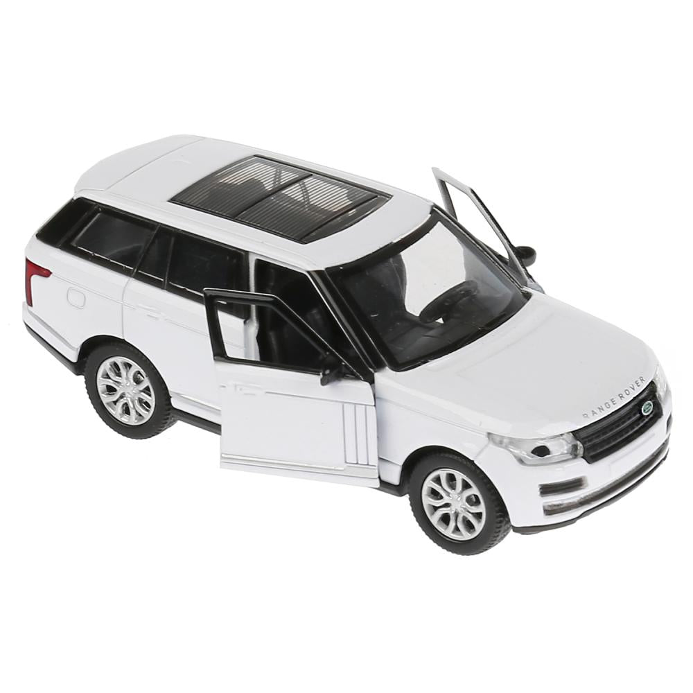 Машина металл RANGE ROVER VOGUE длина 12 см, двер, багаж, инерц, белый, кор. Технопарк в кор.2*36шт