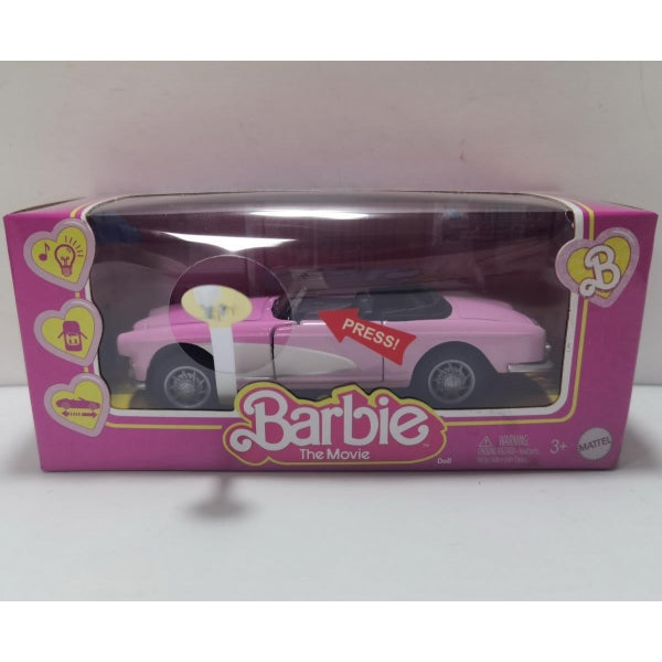Технопарк. Модель "Кабриолет Barbie" 12 см, металл, свет-звук, инерция, двери арт.2302C0091-R