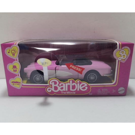 Технопарк. Модель "Кабриолет Barbie" 12 см, металл, свет-звук, инерция, двери арт.2302C0091-R