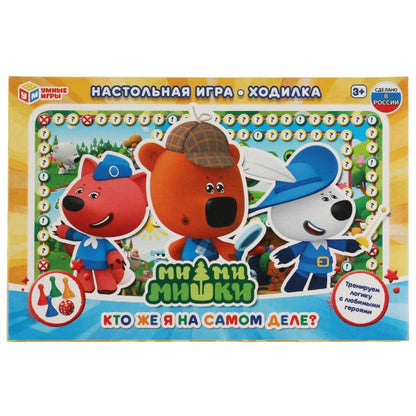 Ми-ми-мишки. Кто же я на самом деле. Настольная игра-ходилка. 217х330х27 мм. Умные игры в кор.20шт