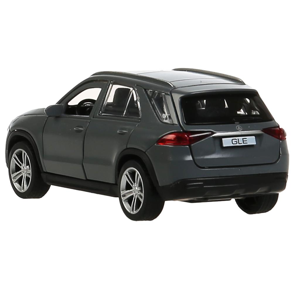 Машина металл MERCEDES-BENZ GLE 2018 МАТОВЫЙ 12 см, двер, багаж, серый, кор. Технопарк в кор.2*36шт