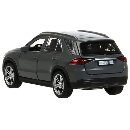 Машина металл MERCEDES-BENZ GLE 2018 МАТОВЫЙ 12 см, двер, багаж, серый, кор. Технопарк в кор.2*36шт