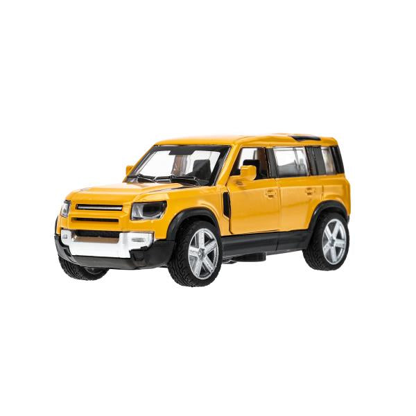 Машина металл range rover DEFENDER 10,5см, двери, инерция, кор. Технопарк в кор.2*120шт