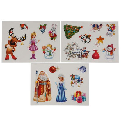 Новый год. Игра с липучками в коробке. Умные игры в кор.20шт