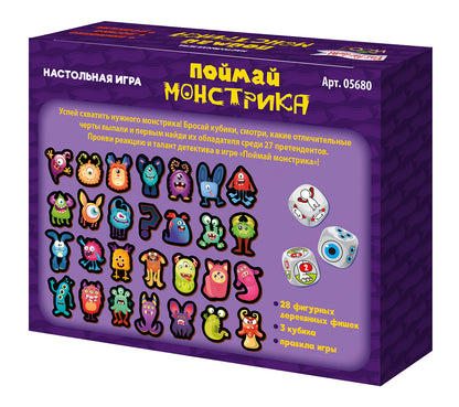 Игра настольная деревянная "Поймай монстрика" Far far land Wood