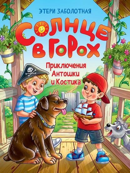 СОЛНЦЕ В ГОРОХ. Приключения Антошки и Костика, глянц.ламин 172х220