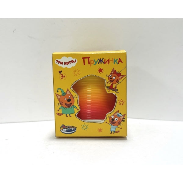 Игра пружинка, ТРИ КОТА кор. 7*6*6 см играем вместе ИГРАЕМ ВМЕСТЕ в кор.2*432шт