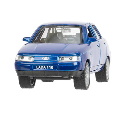 Машина металл LADA 110 12 см, двери, инерц., кор. Технопарк в кор.2*24шт