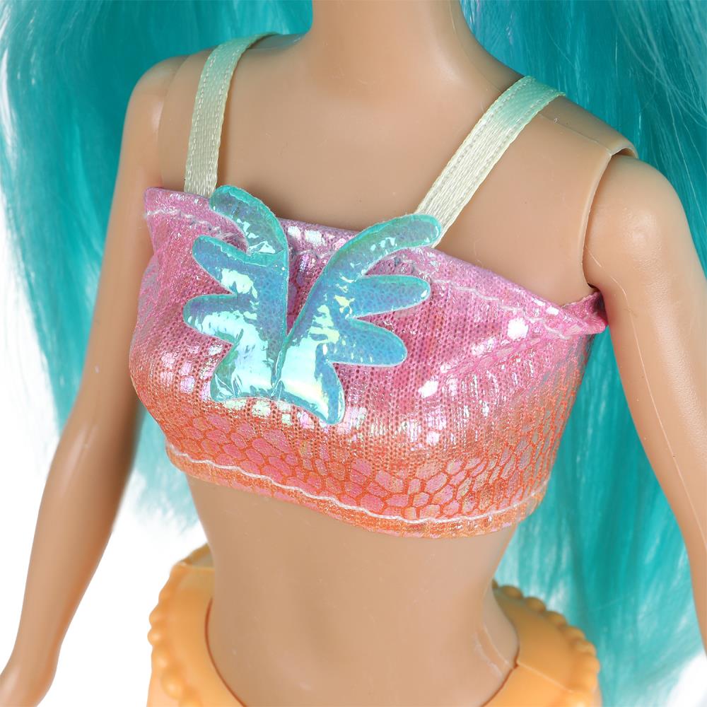 Кукла 29см barbie, пластиковый хвост, блист. в кор.24шт