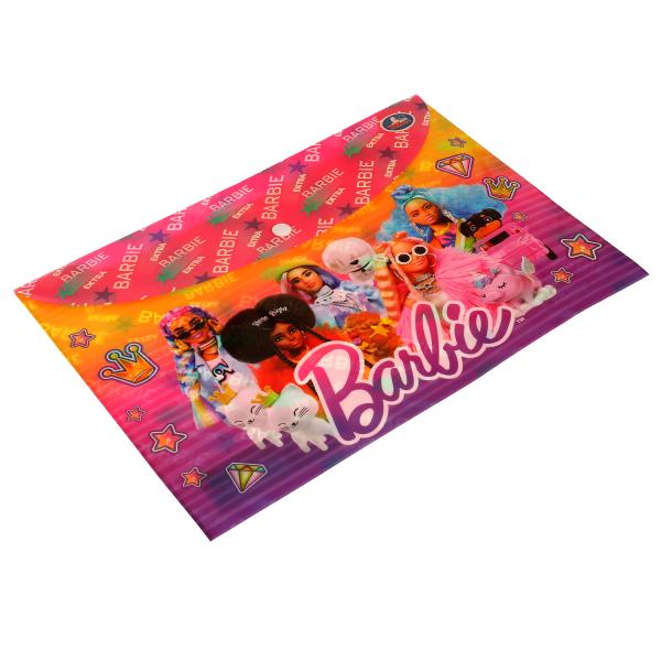 Папка БАРБИ на кнопке а4, barbie extra Умка уп-6шт в кор.2*20уп