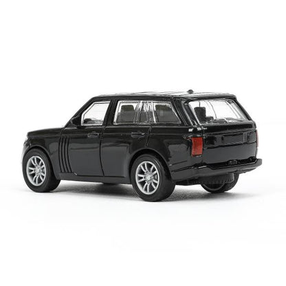 Машина пластик LAND ROVER RANGE ROVER VOGUE 12 см, инерц, черный, кор. Технопарк в кор.2*120шт