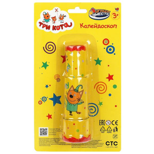 Калейдоскоп Три Кота блист.23*13*5см ИГРАЕМ ВМЕСТЕ в кор.2*96шт