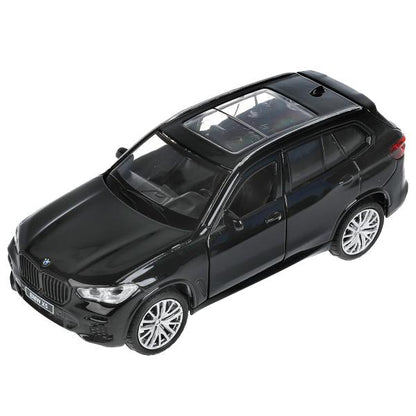 Машина металл BMW X5 M-SPORT 12 см, двери, багаж, инерц, черн, кор. Технопарк в кор.2*36шт