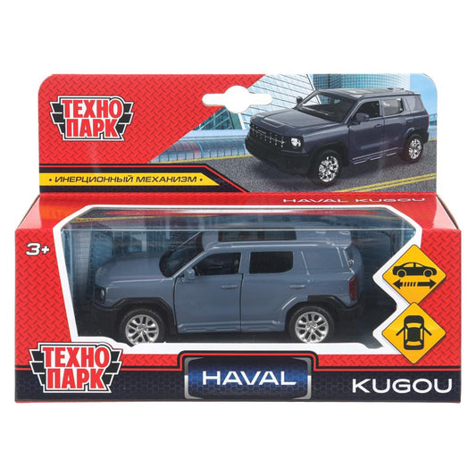 Машина металл haval kugou, 11,4 см, двери, инерция, коробка Технопарк в кор.2*48шт