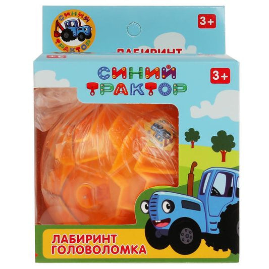 Логическая игра шар-лабиринт Синий ТРАКТОР , кор.10*10*10см ИГРАЕМ ВМЕСТЕ в кор.2*72шт