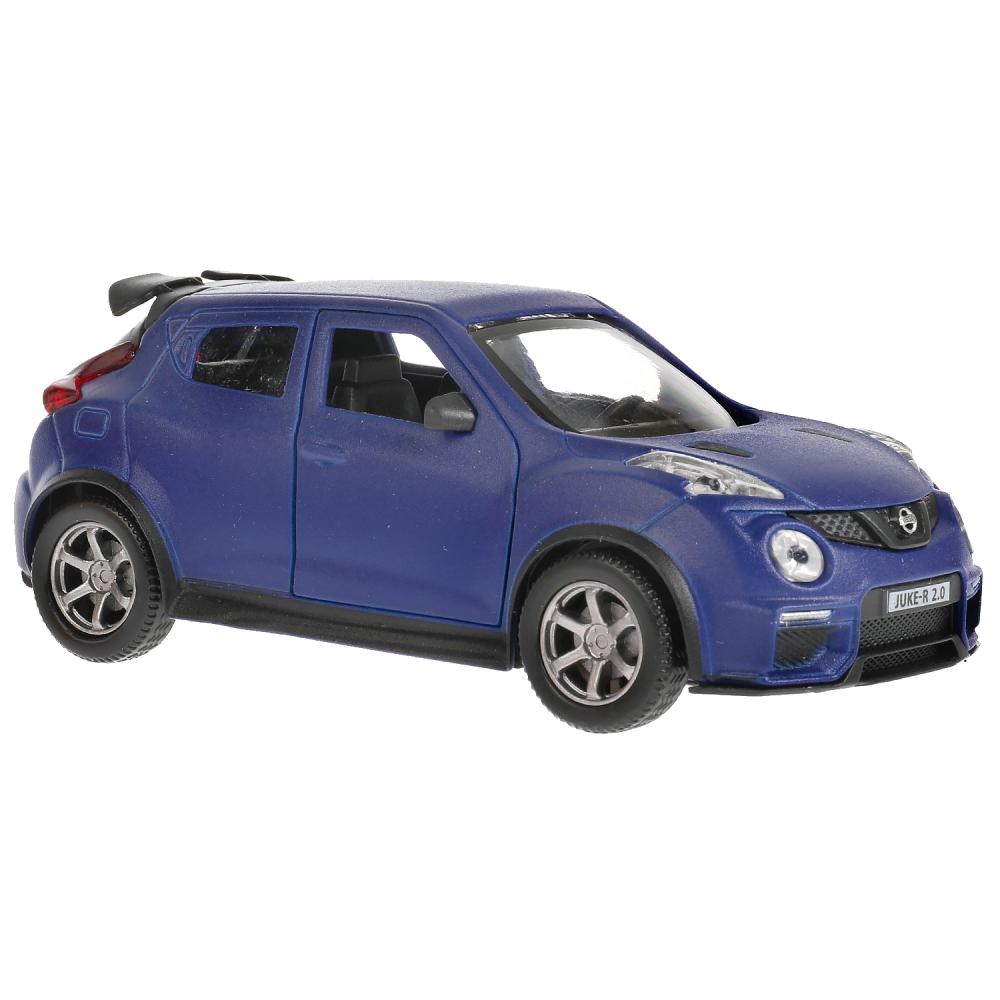 Машина металл NISSAN JUKE-R 2.0 SOFT 12 см, двер, багаж, инерц, синий, кор. Технопарк в кор.2*36шт