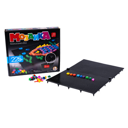 Мозаика. 90 фишек, 6 цветов, 15 мм