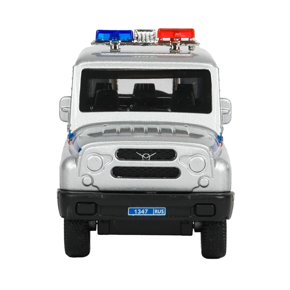 Игрушка пластик ворота+1 машинка, ПОЛИЦИЯ,кор. Технопарк в кор.24шт