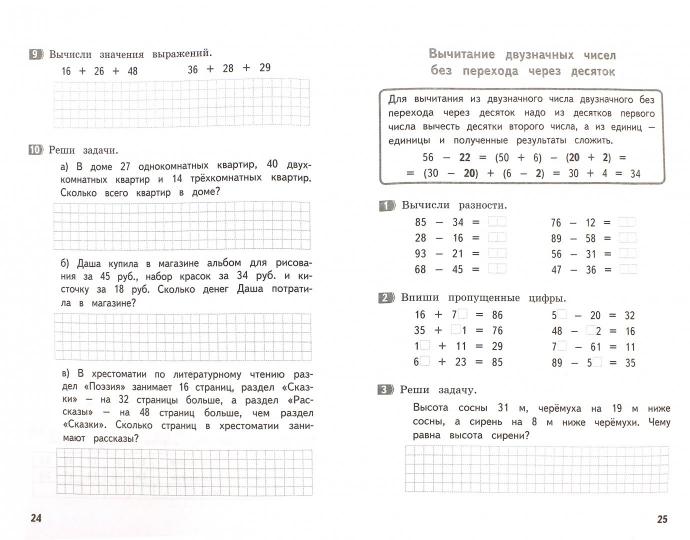 Хвостин. Как я понял тему. 2 кл. Тематические задания по матем. Правила. Примеры. Упражнения. (ФГОС).