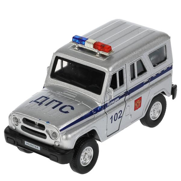 Игрушка пластик свет-звук ПОЛИЦЕЙСКИЙ УЧАСТОК 22 см, ворота, uaz HUNTER,кор. Технопарк в кор.2*18шт