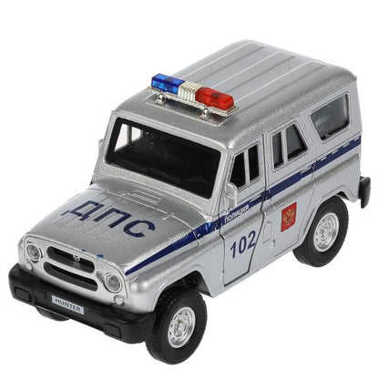 Игрушка пластик свет-звук ПОЛИЦЕЙСКИЙ УЧАСТОК 22 см, ворота, uaz HUNTER,кор. Технопарк в кор.2*18шт
