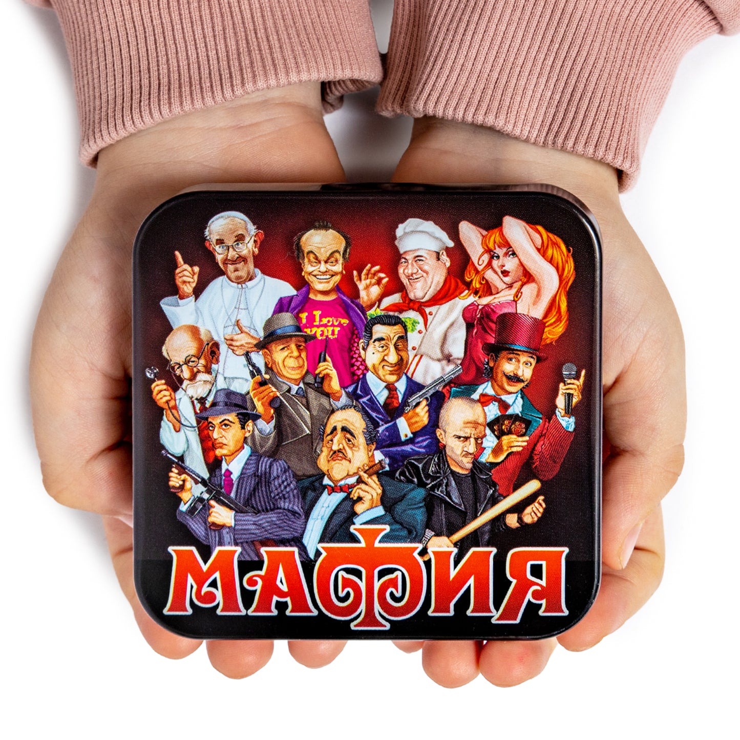 ДК.Игра настольная карточная "Мафия" (жестяная коробочка) арт.01947 /42