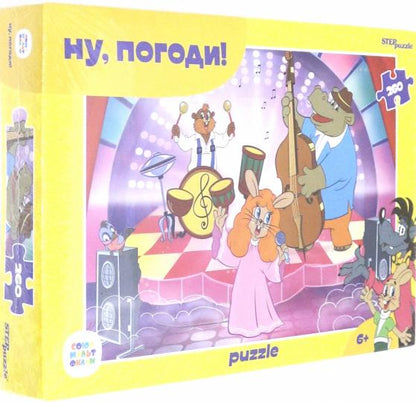 Степ. Пазл 260 "Союзмультфильм" арт.74071 "Ну, погоди!" /24