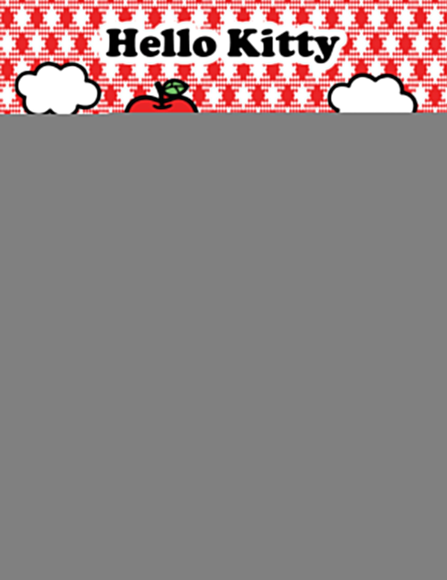 Hello Kitty. Раскраска