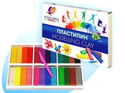 Пластилин Классика (Детство) 24 цвета, стек, 480гр