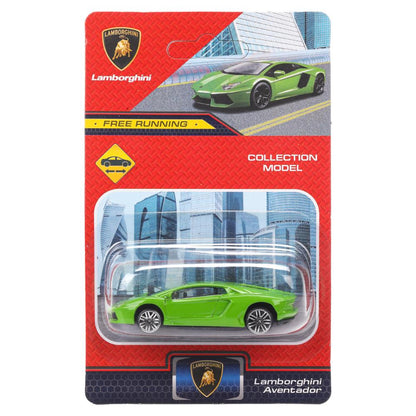 Машина металл lamboghini lp-700, длина 7 см, зеленый Технопарк в кор.144шт