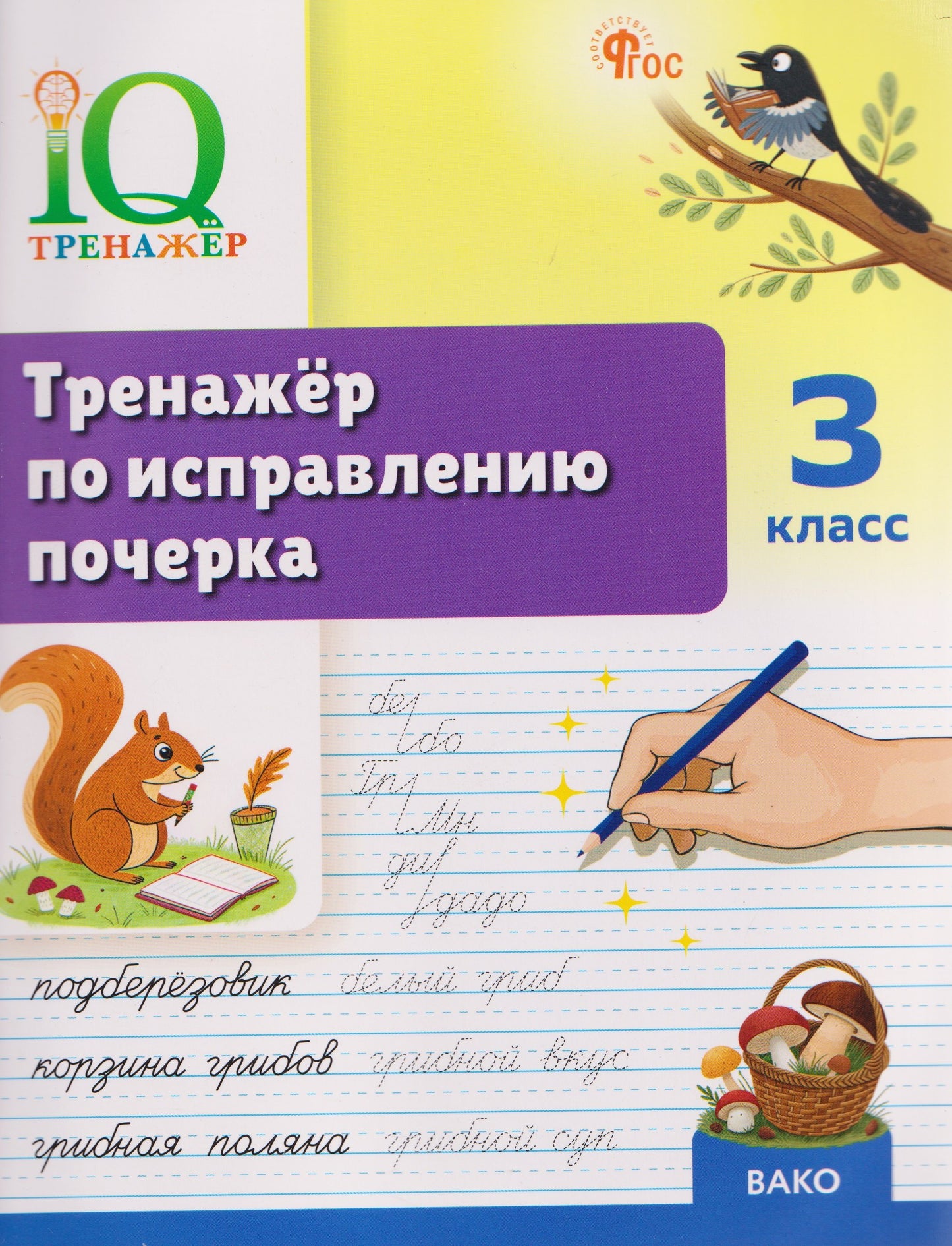 IQ Тренажёр по исправлению почерка 3 кл. (ФГОС) /Воробьева