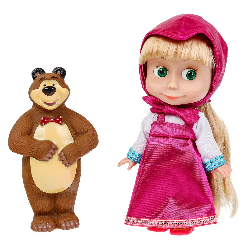 Кукла Маша и Медведь маша 25см, озвуч, медведь, кор КАРАПУЗ в кор.18шт