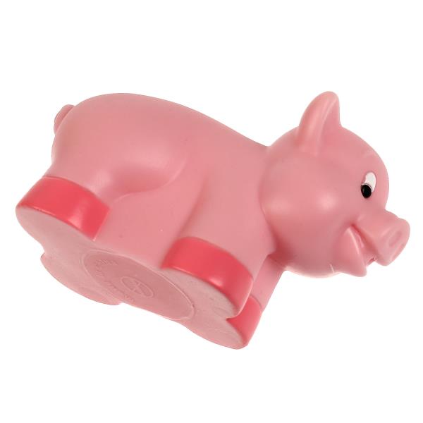 Игрушка для ванны свинка сетка, хенгтег КАПИТОШКА в кор.100шт
