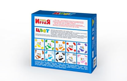 ИГРА ОБУЧАЮЩАЯ УЧИСЬ ИГРАЯ "ЦВЕТ" (М/Г) 00237 в уп.14шт