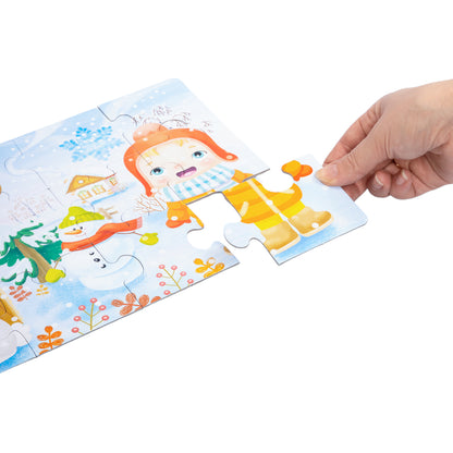 Пазл First Puzzle 4 в 1 "Времена года" Baby Toys