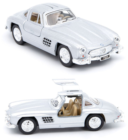 Kinsmart. Модель арт.КТ5346/4 "Mercedes-Benz 300SL 1954" 1:36 (серебристая) инерц.