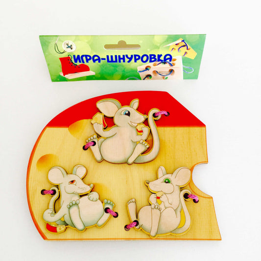 Шнуровка арт. 7795 "Мышки" /40*