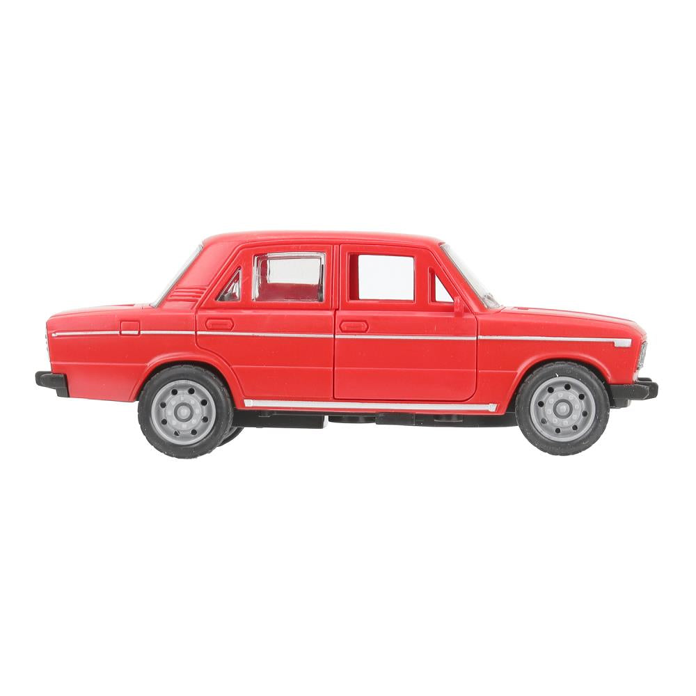 Машина пластик АВТОМОБИЛЬ 14 см, инерц, красный,кор. Технопарк в кор.2*120шт