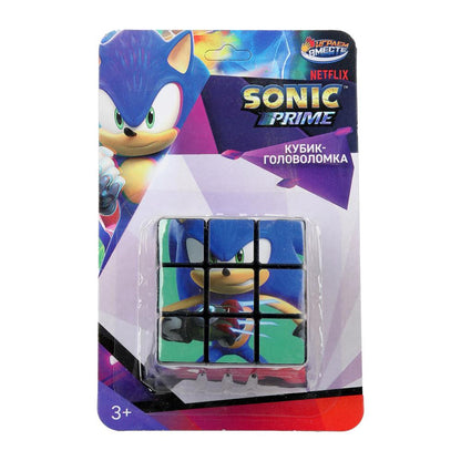 Логическая игра Sonic кубик 3х3, блистер 11*17*6 см ИГРАЕМ ВМЕСТЕ в кор.2*144шт