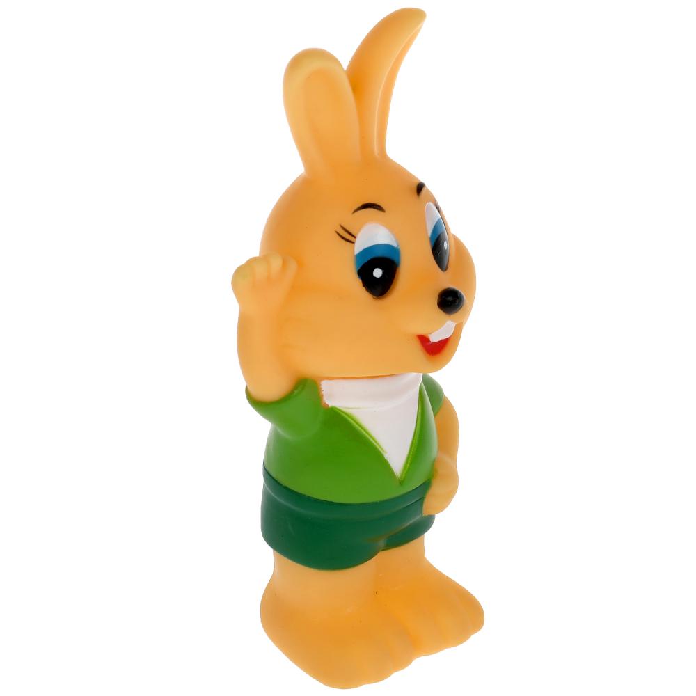 Игрушка для ванны СОЮЗМУЛЬТФИЛЬМ заяц, ну погоди пищалка в сетке КАПИТОШКА в кор.12*24шт