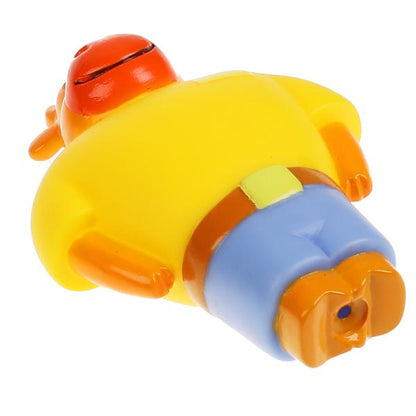 Игрушка для купания Оранжевая корова Па, 10см КАПИТОШКА в кор.100шт