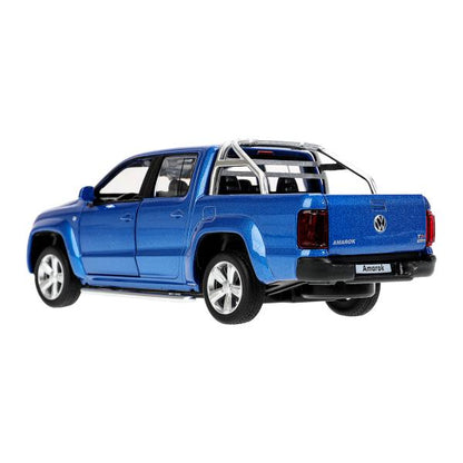 Машина металл свет-звук VOLKSWAGEN amarok, 17,5 см, двери, капот, инерция Технопарк в кор.2*24шт