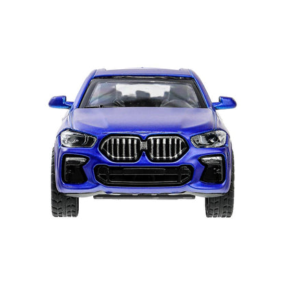 Модель металл BMW X6 10 см, двери, инерция Технопарк в кор.2*120шт
