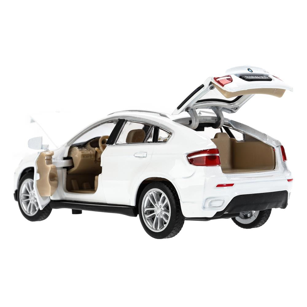 Машина металл свет-звук BMW X6, 15,5 см, двери, капот, багажник, инерция Технопарк в кор.2*24шт