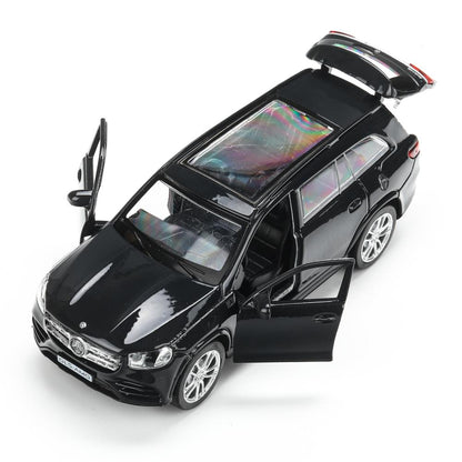 Машина металл MERCEDES-BENZ gls class amg 12см, дв,баг,ин,темно-серый, кор. Технопарк в кор.2*36шт