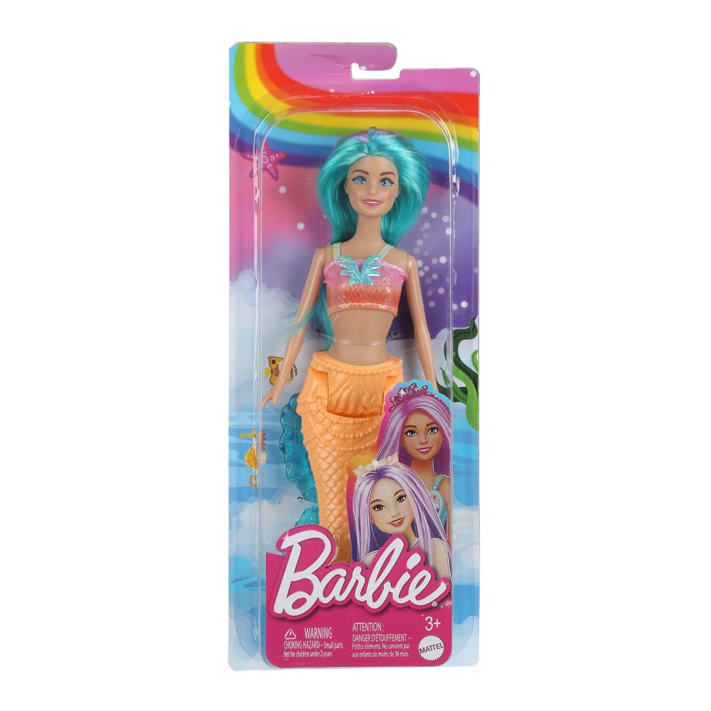 Кукла 29см barbie, пластиковый хвост, блист. в кор.24шт