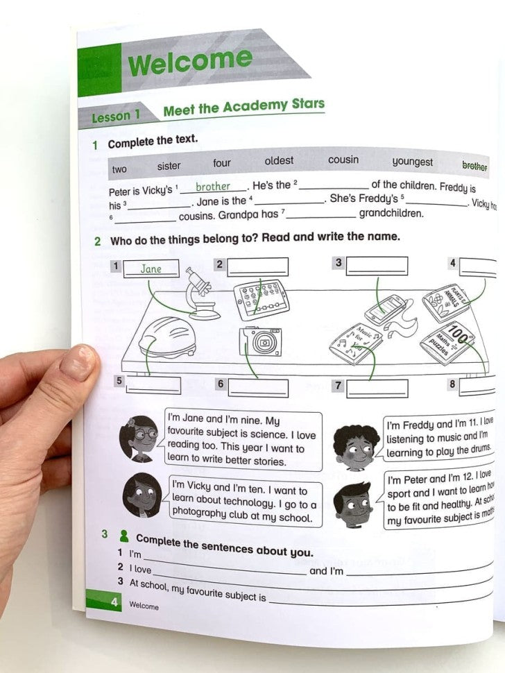 Academy Stars 4 Level 4 Pupil’s Book with online resources Учебник уровень 4