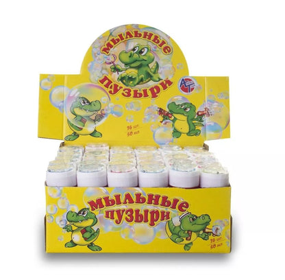 Мыльные пузыри "Крокодильчик" 50 мл (36 шт в наборе) (поштучно) арт.15010/AT
